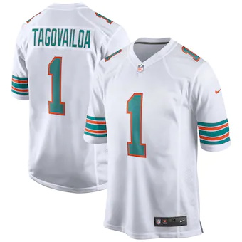 mens nike tua tagovailoa white miami dolphins 2nd alternate